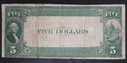 1882  5 Winters National Bank Of Dayton Ohio Value Back National Currency