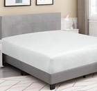 300 Thread Count 100  Long Staple Combed Cotton Fitted Sheet Queen - Super So   