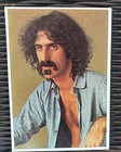 Frank Zappa Card Panini Pop Stars Sticker 1975 Mini-poster Vintage Rock  23