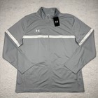 Nwt Under Armour Warm Up Team Full-zip Jacket And Pants Gray Men s Size Xxl