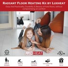 Luxheat Cable Kit 120v  10-150sqft  Electric Radiant Floor Heating System Tile  