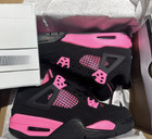 Jordan 4    pink Thunder    Women s Size Us 5 5-11 Free Duty Tax