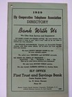 1959 Ely  Iowa Cooperative Telephone Directory Cedar Rapids Ia Mt Vernon Vtg 7k