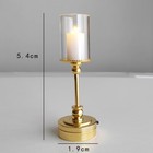 Led Lights Dollhouse Candle Lamp 1 12 Scale Miniature Vintage Metal Victoria New