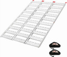 76x50  Tri-fold Aluminum Atv Ramps 1500lbs For Motorcycle Utv Lawn Mower Tractor