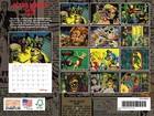 Retro Horror Calendar 2026 Wall Classic Monsters