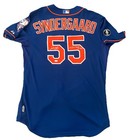 Noah Syndergaard 2014 Game Issued Ny Mets Jersey - Signed - Kiner Patch - Mlb
