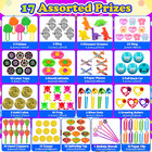 120pcs Party Favor Toys For Kids  Assorted Prizes  Classroom Rewards  Goodie Bag