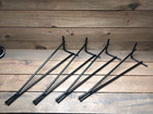 Set Of 4 Vintage Mid Century Modern Mcm Hairpin Heavy Metal Table Legs 24   