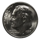 1996 -w Roosevelt Dime 10c Bu In Mint Cello W  Coa