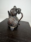 19thc Antique Chinese Bronze Double Gourd Calligraphy Water Dropper As Is Repair