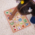 Wooden Peg Puzzle Alphabet Lift   See 26 Pcs Melissa Doug 50119 Toddler Puzzles