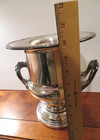 Vintage Silver Plated Champagne Ice Bucket Wine Chiller 10    Tall