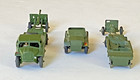 Lot Of 7 Vtg Dinky Toys Military No 697 Gun Set No 162 Gun Set No 673 Scout Car