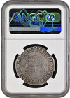 1601-1602 England 1 2 Crown Silver Coin Royal Mint Elizabethi 6th Issue Ngc F-12