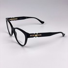 Versace Women Eyeglasses Black Demo Cat Eye Ve3304 Gb1 New Authentic