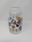 Nintendo Super Mario Bros 2 Glass Jar With Lid  Canister Container  Vintage 1989