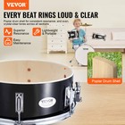 Vevor Kids Drum Set 3-piece 14 In Beginner Drum Set For Child With Throne Black