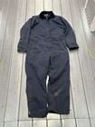 Walls Workwear Coveralls Mens Large Quilt Lined Insulated Black Faded Xl