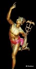 Mercury Hermes  Greek God Signed Bronze Sculpture