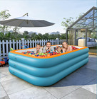 Family Inflatable Swimming Pool For Kids Adults Thickened Large 102  X 63  X 22 