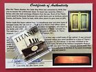 Rms Titanic Wreck Wood Artifact W  Coa  White Star Line Wsl Real Relic  Popular 