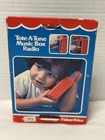 Fisherprice Over The Rainbow Radio Music Box Winduptoy Vintage Tote A Tune Works