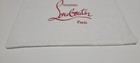 One Authentic New Christian Louboutin White Shoe Handbag Dust Bag 14  X 9  New