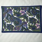 Set Of 8 Pomegranate Placemats Paisley Blue Green Pink Vintage