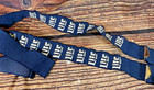 Vintage Miller Lite Beer Blue Adjustable Suspenders West Germany