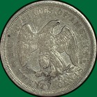 1875-s Twenty Cent Piece Choice Extremely Fine Xf  Coin  46452