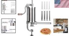 Effortless Stainless Steel Sausage Stuffer - Perfect For Home   Commercial Use