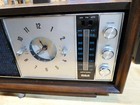 Vintage Rca Model Rzs965w Walnut Clock Radio   See Discription  nice Condition 