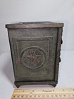 Antique Security Safe Home Deposit Cast Iron Coin Bank W double Combination Lock