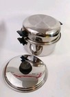 Vintage Permanent Stock Pot   Dome Lid 5ply Multi Core Stainless Steel Usa