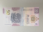 50 Peso Mexico Banknote Ajolote Currency Banco De Mexico