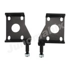 For 1955-1957 Chevrolet Rear Leaf Spring Shock Plates W  Lower Mount Studs