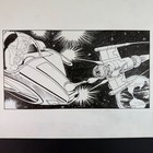 Fantastic Four Original Comic Art Signed Dick Ayers Invisible Woman Sue Storm