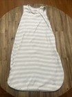 Ecolino Organic Cotton Sleep Sack 18-36 Months Lot Of 2 Silver Stripes Stained