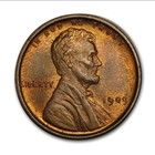 One Random Date  1909-1958 Lincoln Wheat Penny - Free Shipping Circulated 