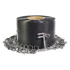 Plastic Strapping Kit  Fits 1 2 In Strap Wd  0 018 In Thick  300 Buckles  2cxl3