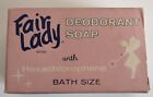 Vintage 1960 s Fair Lady Deodorant Soap Bath Size Original Box  empty 