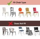 Banquet Spandex Chair Cover Wedding Party In 10 30 50 100 Pcs-pick Your Color