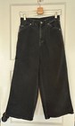 Lee Pipes - Black Wide Leg Jeans - Size M