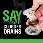 Sinkshroom   Chrome Award-winning Drain Hair Catcher Strainer Snare By Tubshroom