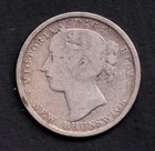 New Brunswick 1862 20c Twenty Cent Silver Coin Queen Victoria  925 Silver