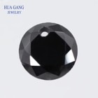 Round Cubic Zirconia Cz Loose Beads With Single Hole For Diy Jewelry Making
