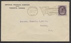 1899 Toronto Type 8 Flag  c  Cancel On Imperial Produce Cover To Sussex Nb