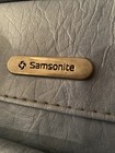 Vintage 60s Samsonite Blue Silhouette Petite Tote Carry On Luggage Overnight Bag