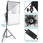 Photography 2x Light Bulb Softbox Light Kit Photo Studio Continuous Lighting Kit